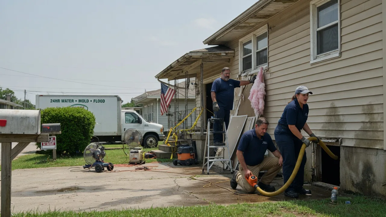 Water Damage Repair in New Memphis, IL near me